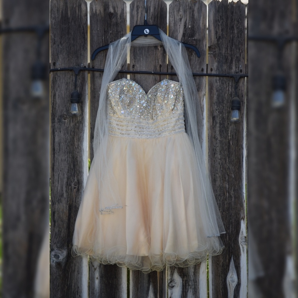 Champagne Prom Dress